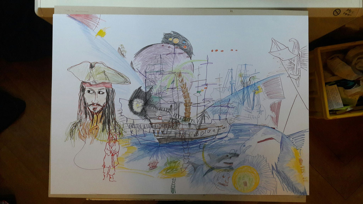 Pirates of the Caribbean - 100cm x 70cm