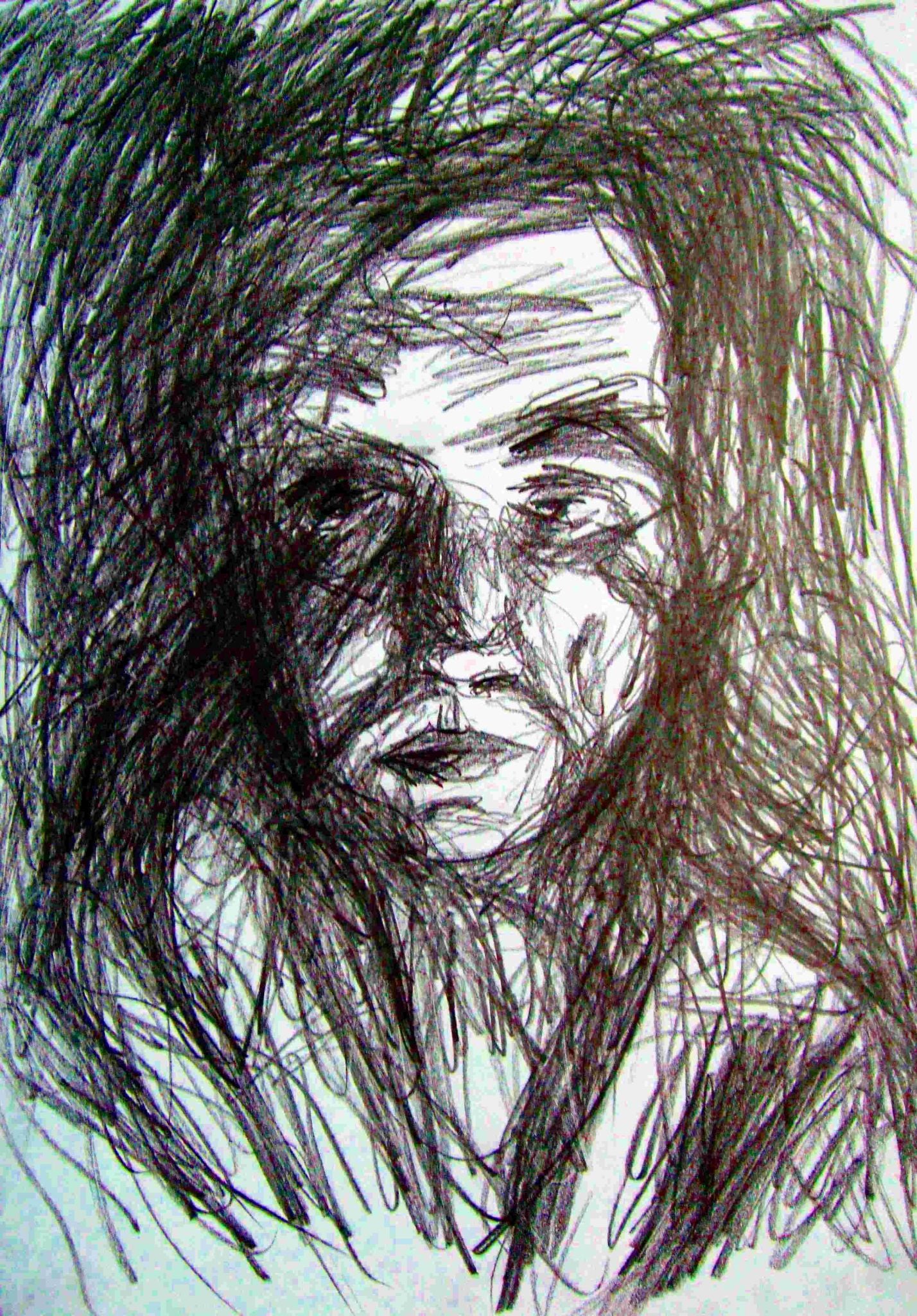Portrait ausm praktischen Abi 2009 - 42cm x 30cm