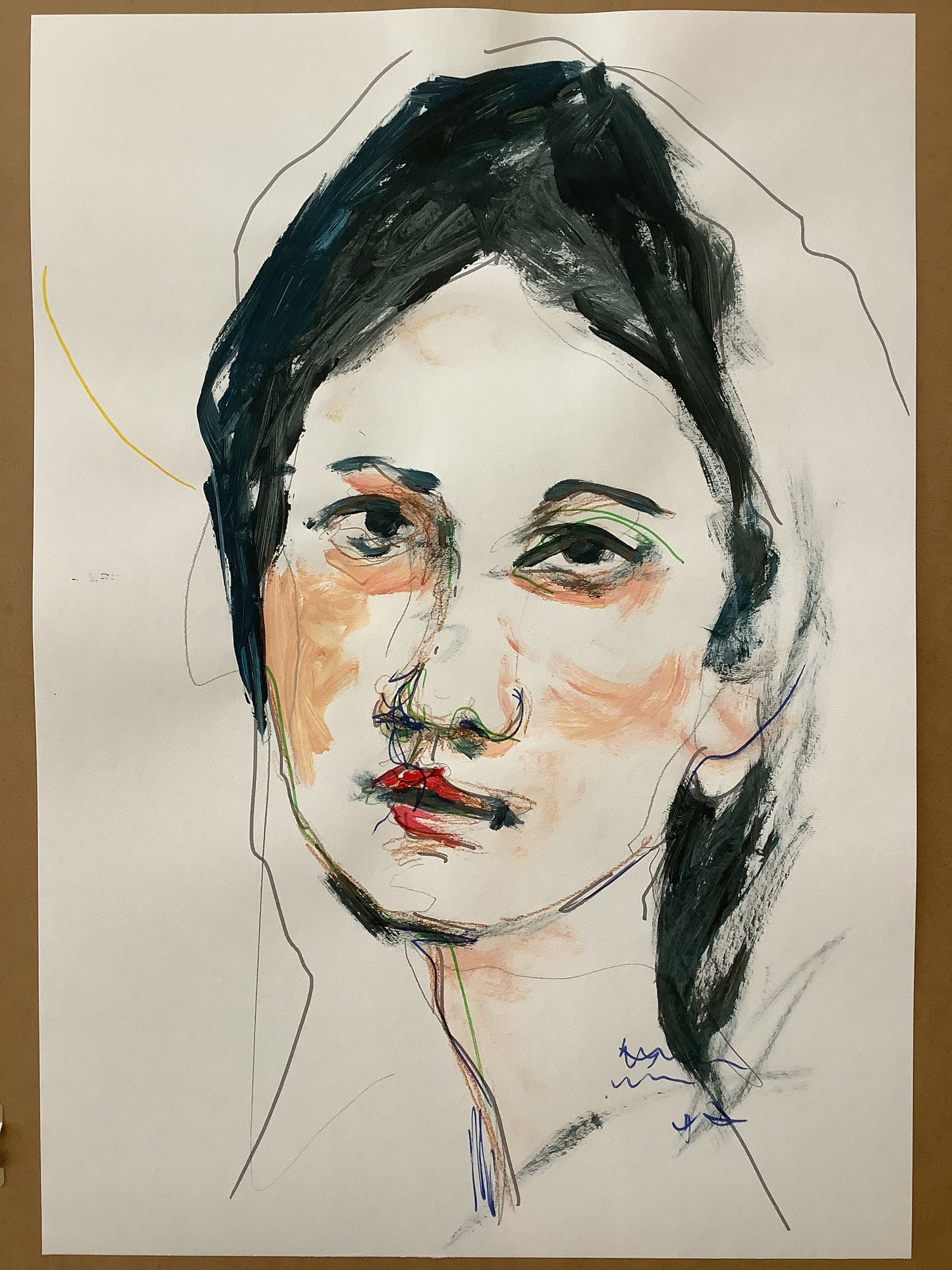 Amable Noir Nr.24 - Portrait - 59cm x 42cm