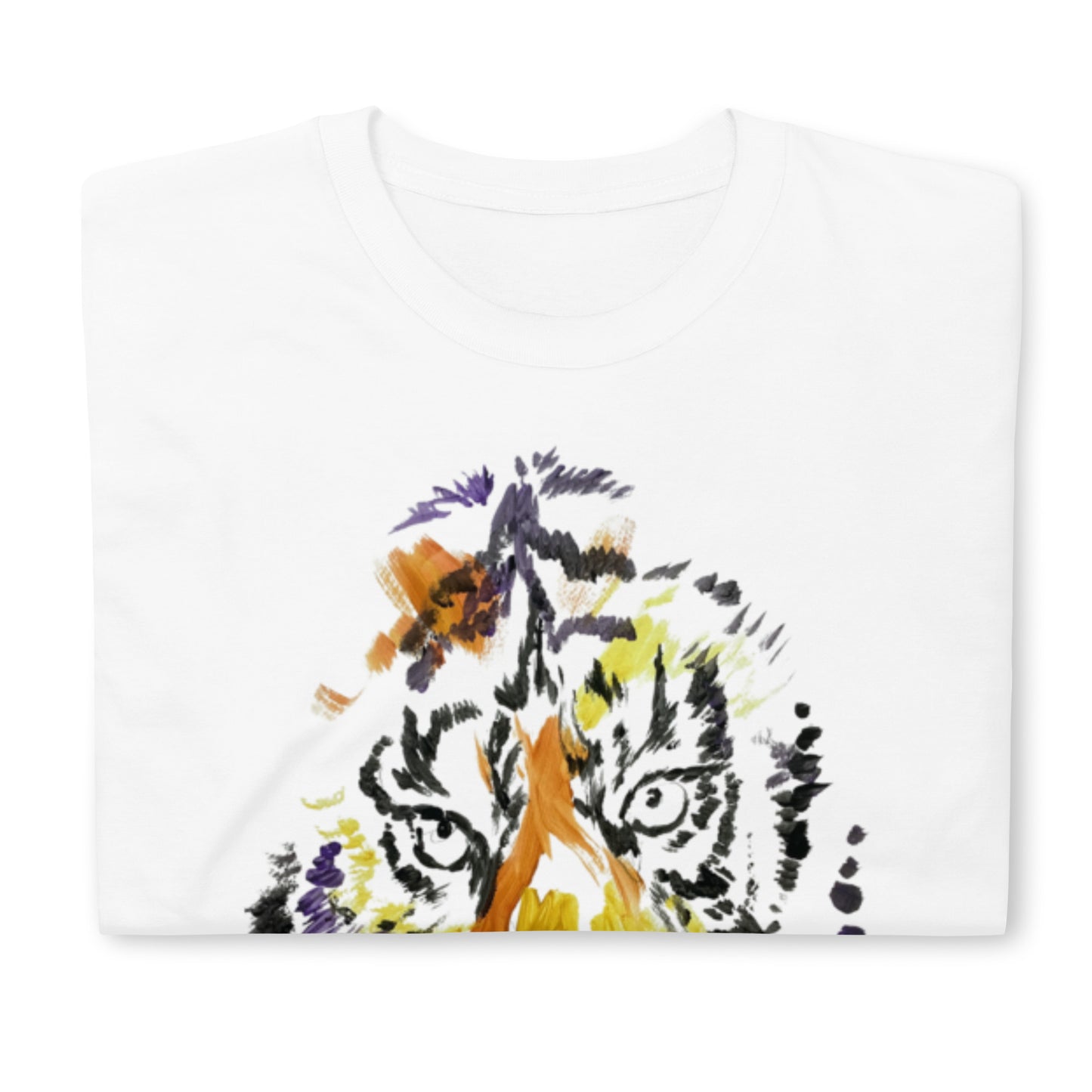 Unisex-T-Shirt Tiger mit Marke